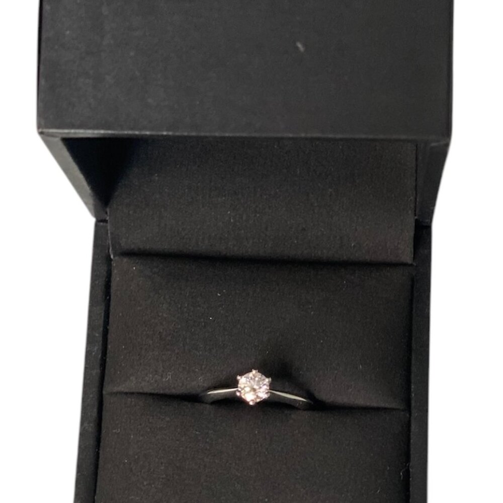 Francis Claire Silla Moissanite Ring - 0.42 Carat DEF - Size 8 - Picture 3 of 10